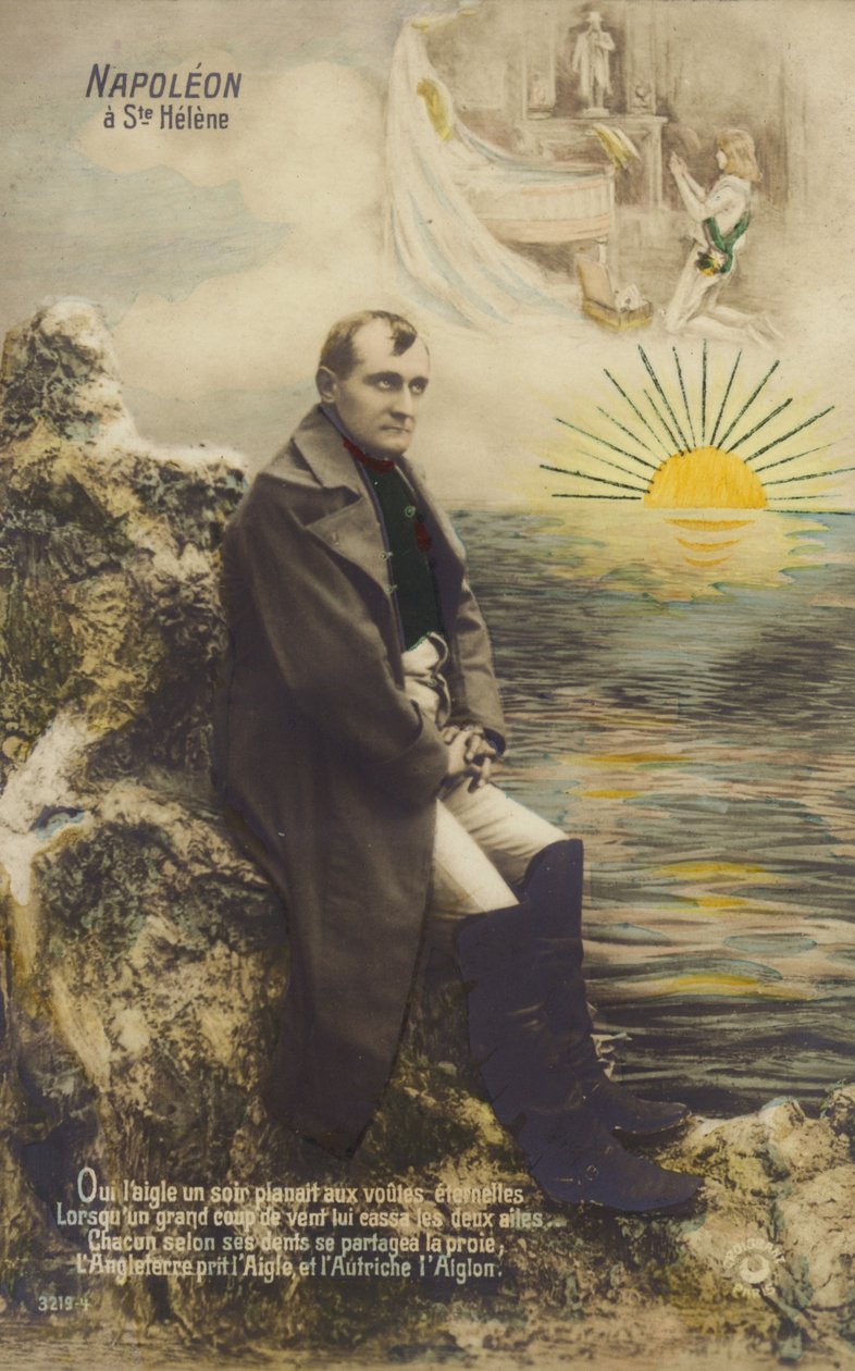Napoleone Bonaparte (litografia a colori) da French School