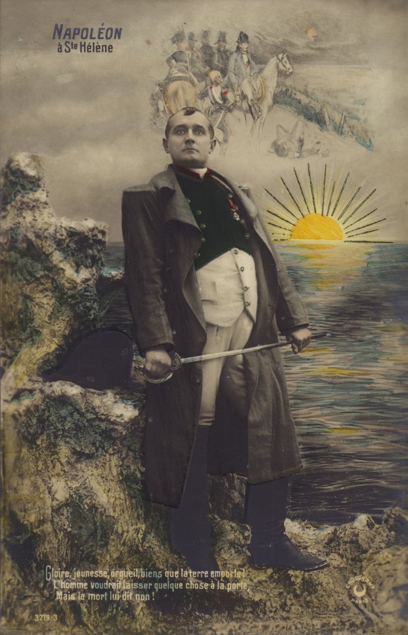 Napoleone Bonaparte (litografia a colori) da French School