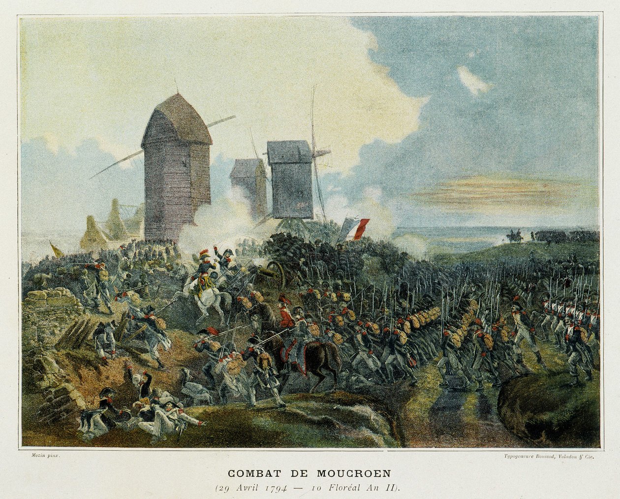 Guerra napoleonica: Battaglia di Moucrouan, 29 aprile da French School