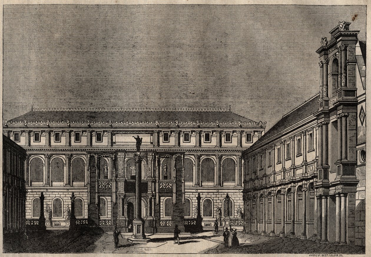 Scuola Nazionale di Belle Arti di Parigi, incisione da French School