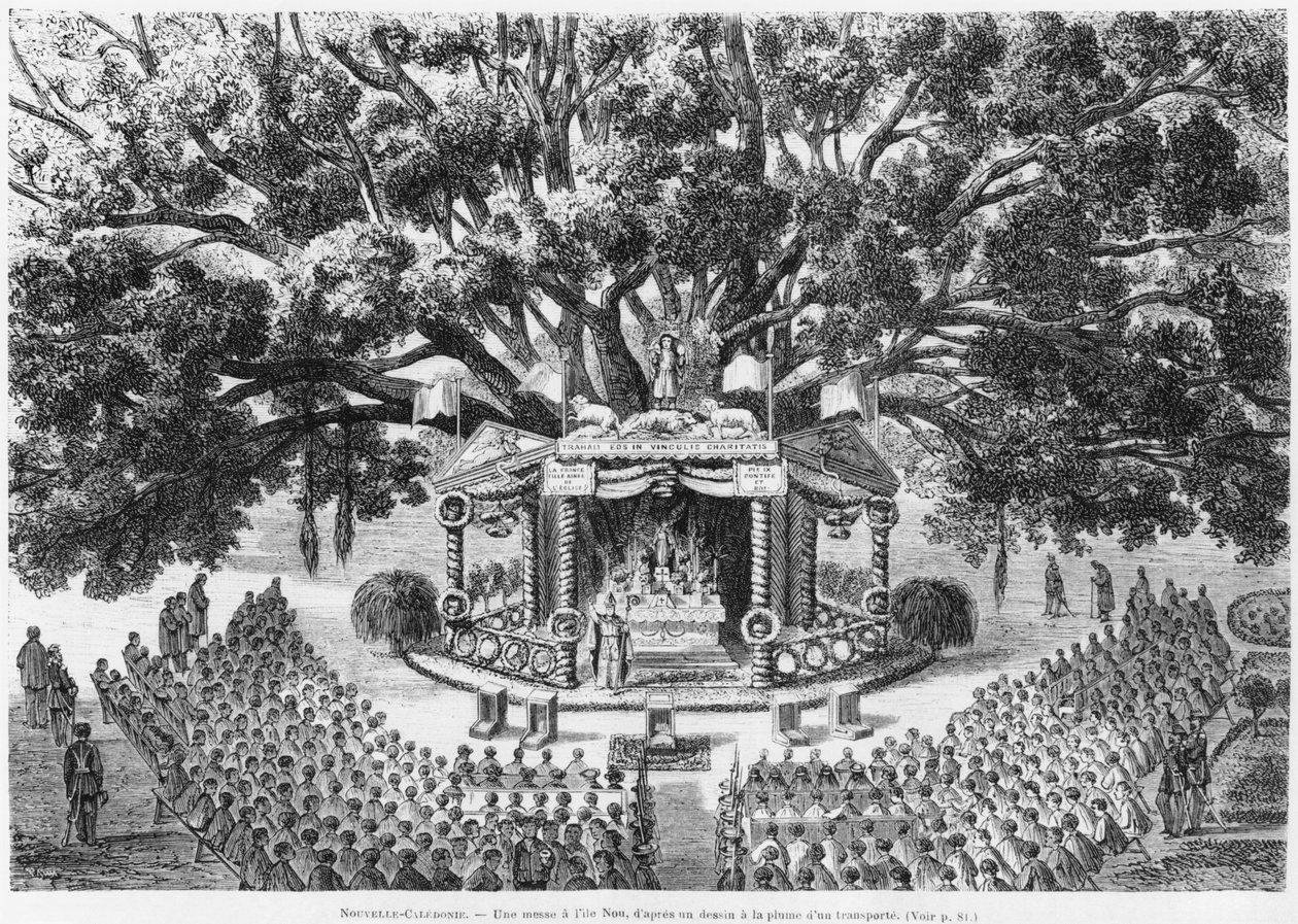 Nuova Caledonia, celebrazione della messa sull