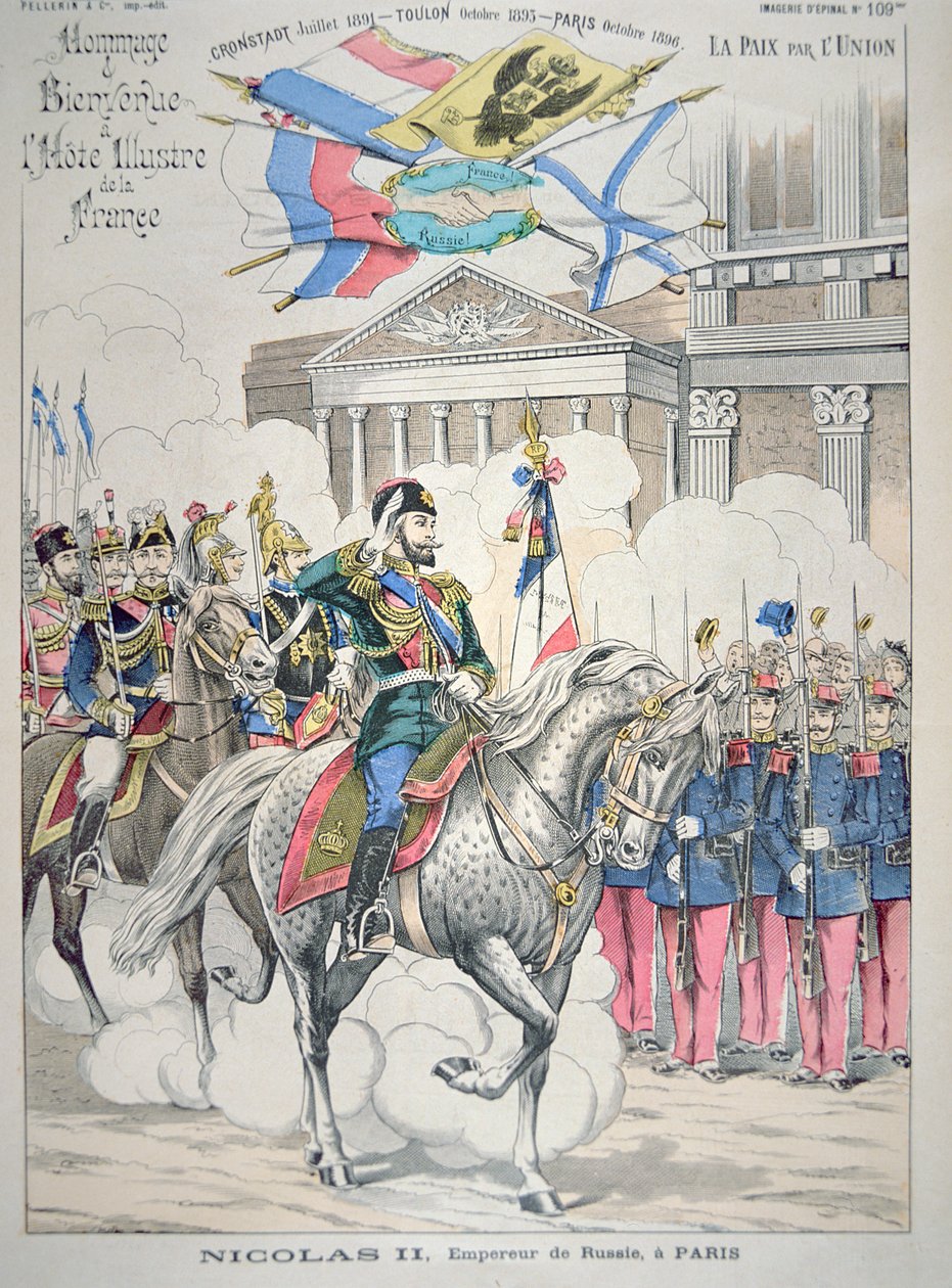 Nicola II visita Parigi nell