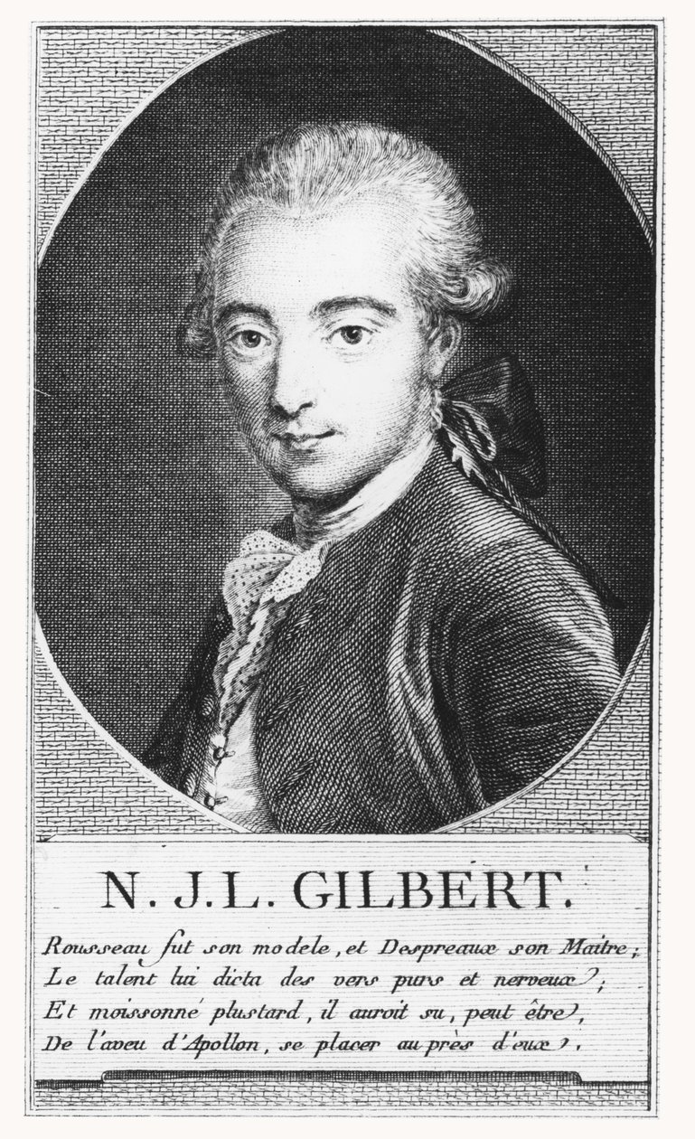 Nicolas J. Gilbert (incisione) da French School