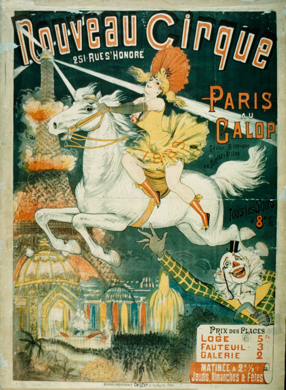Nouveau Cirque, 1889 da French School