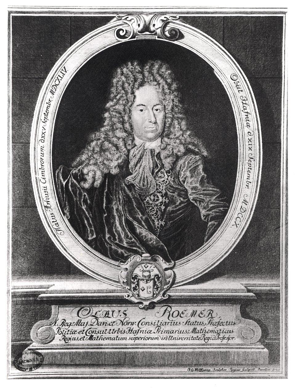 Olaus Romer (1644-1710) da French School