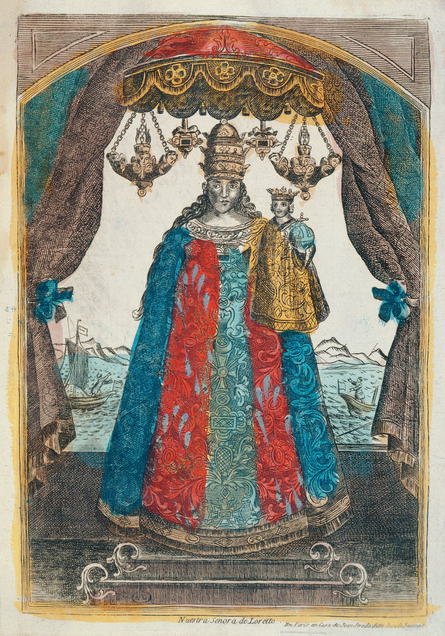 Nostra Signora di Loreto, fine XVIII secolo da French School