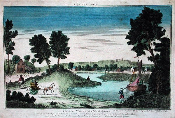 Veduta panoramica del fiume e dell