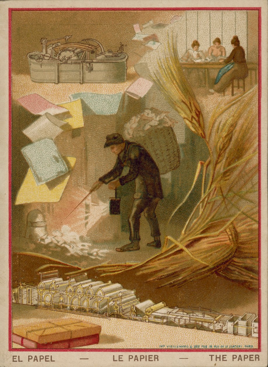 Carta (cromolitica) da French School