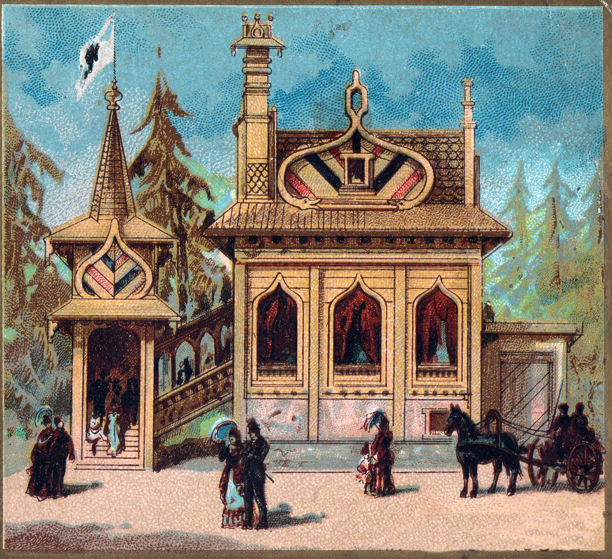 Parigi. Esposizione Universale del 1889: Residenza Russa. da French School