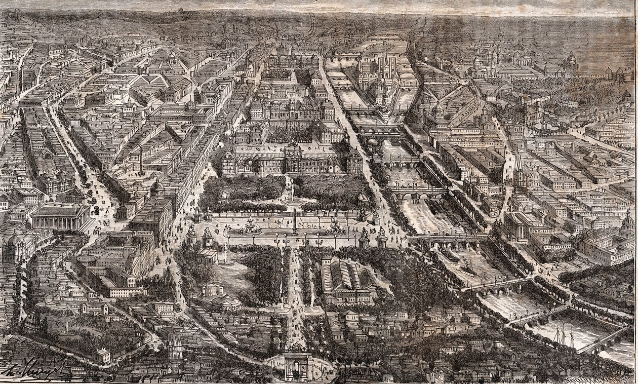 Parigi vista dall