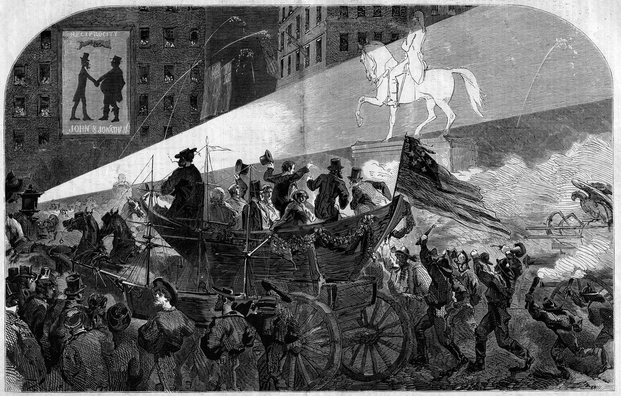 Festa nelle strade di New York (New York) per celebrare l