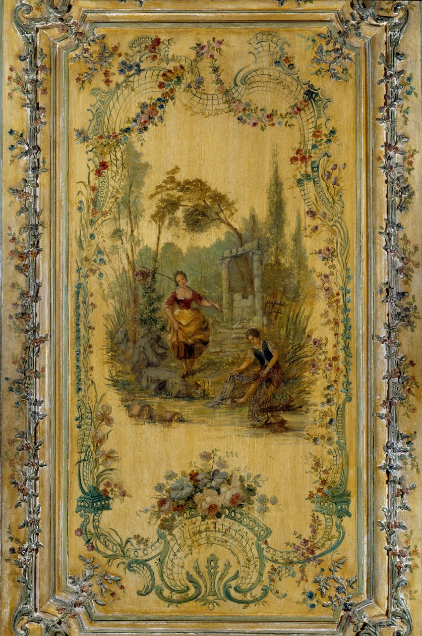 Scena pastorale, pannello dell