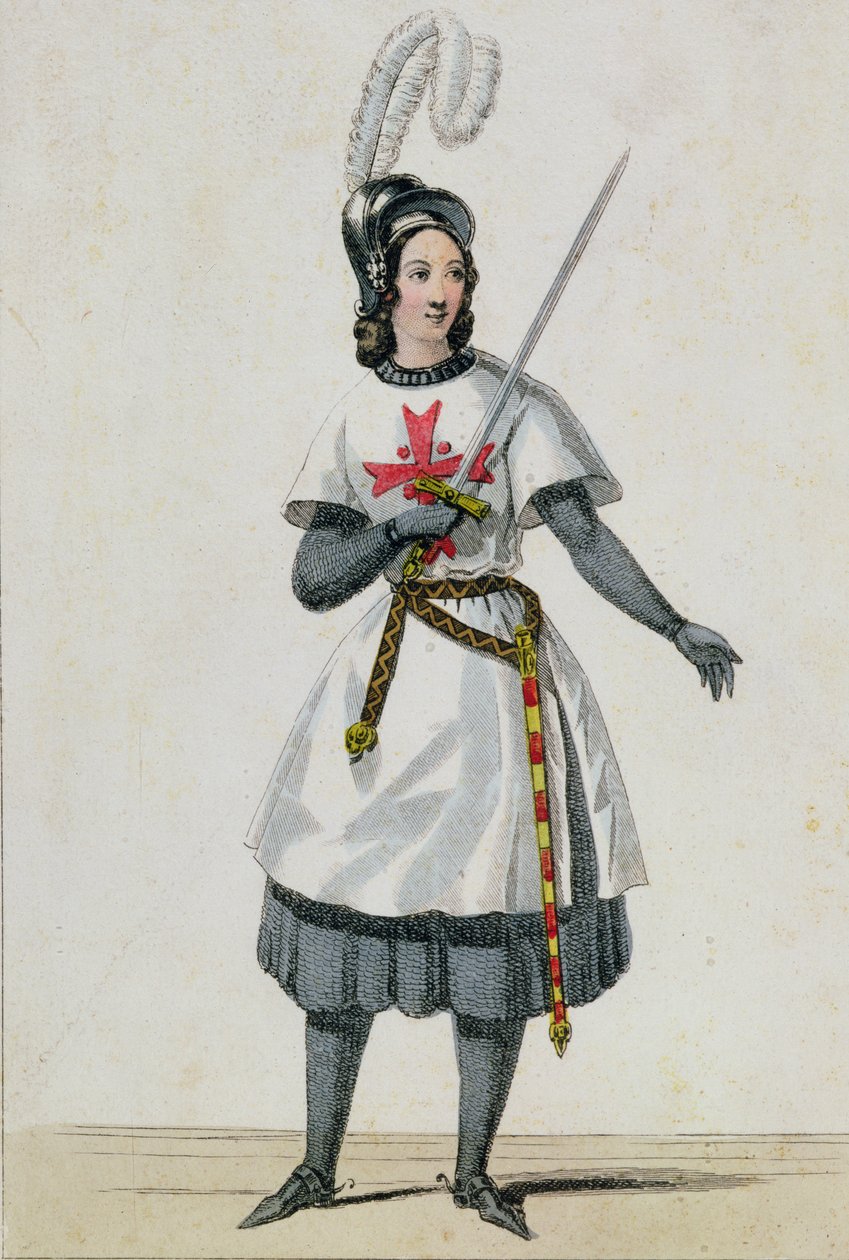 Pauline Garcia-Viardot (1821-1910) nel ruolo di Tancredi nell