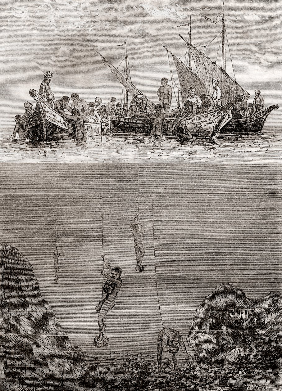 Pescatori di perle al largo dell