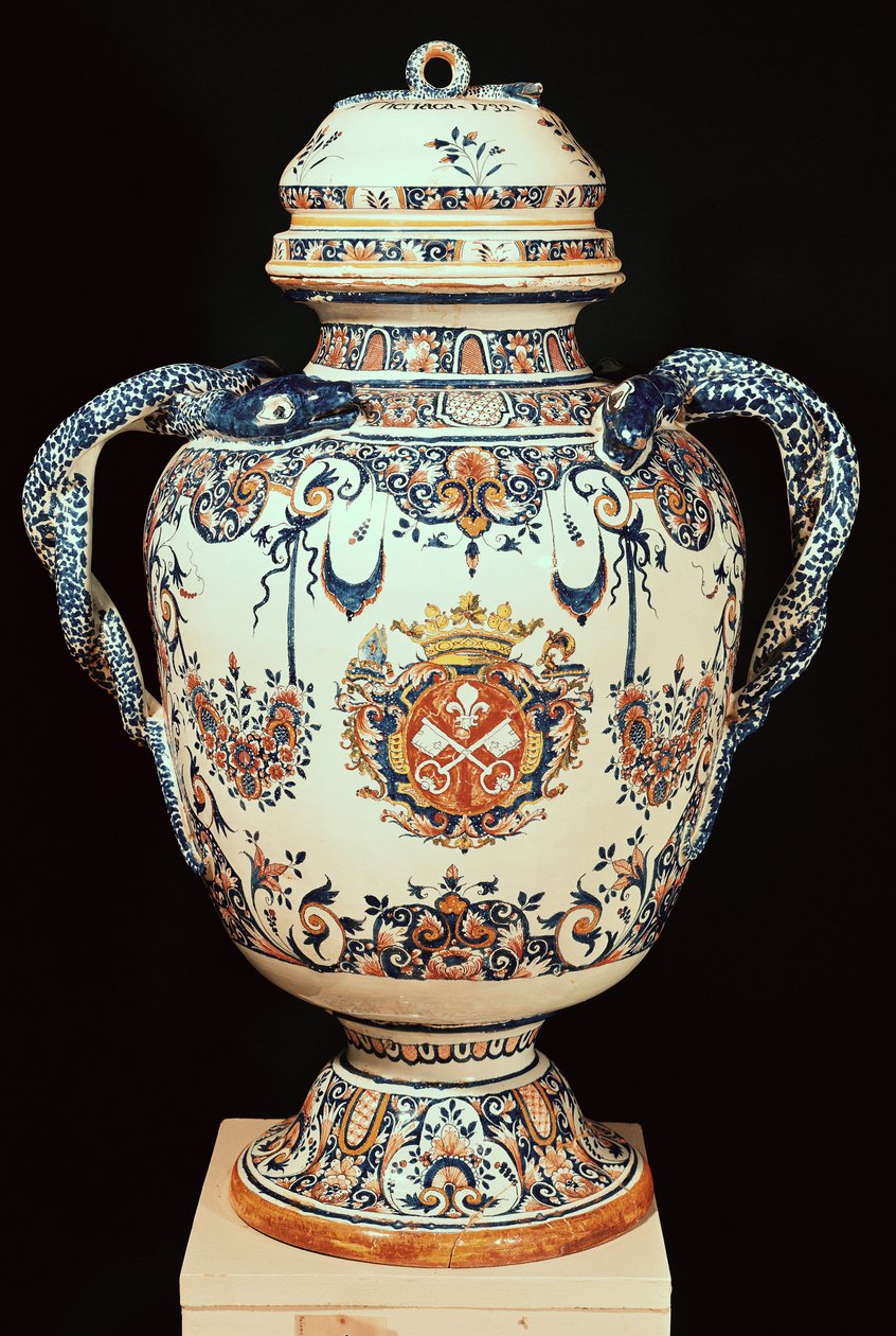 Vaso farmaceutico, dalla Certosa di Val Saint-Pierre da French School