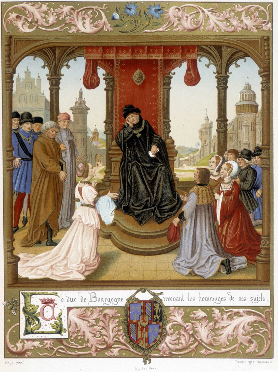 Filippo III il Buono riceve il tributo dei suoi sudditi, da 
