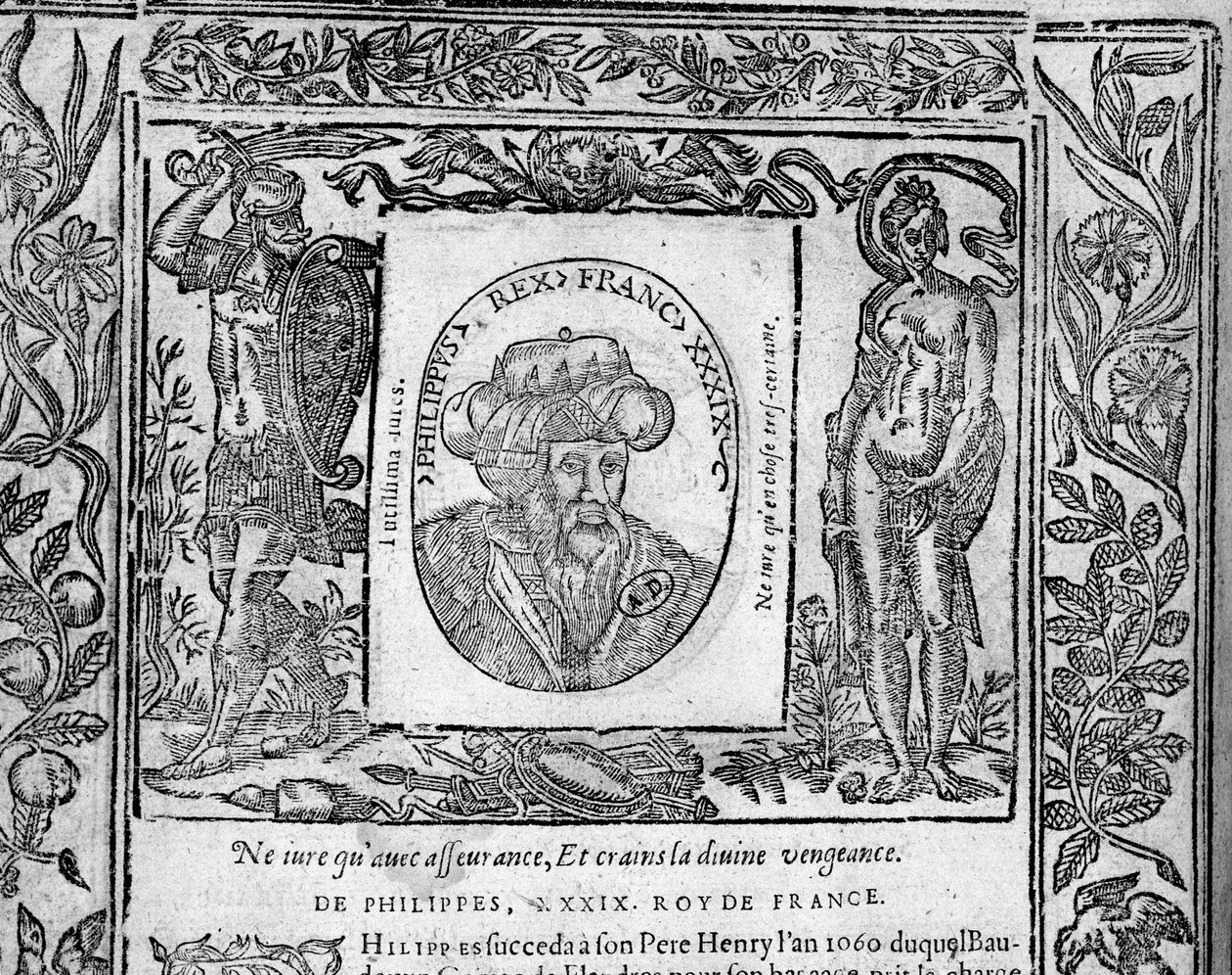 Filippo I - in "Portraits of the kings of France" da French School
