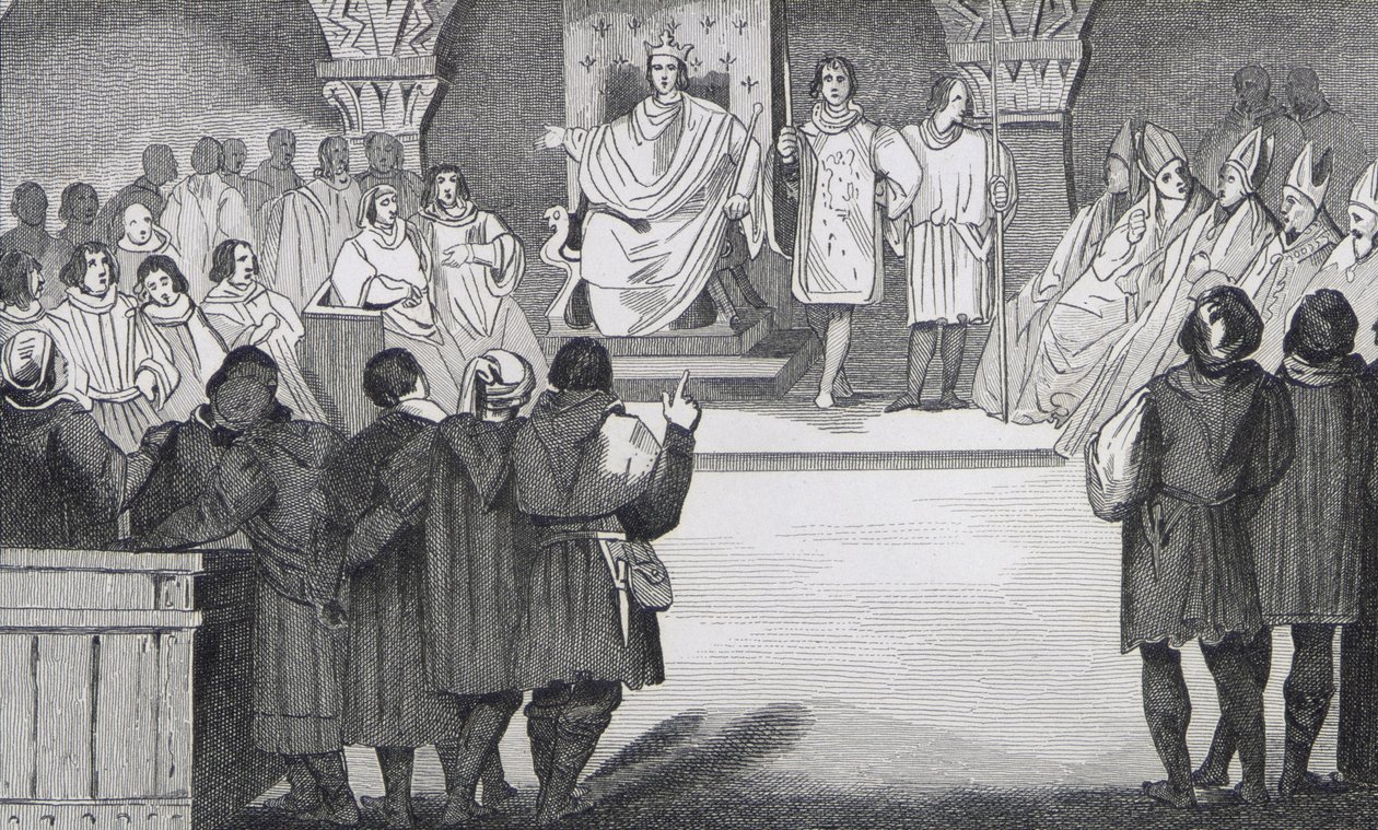 Filippo IV il Bello riunisce gli Stati Generali nel Louvre, da 