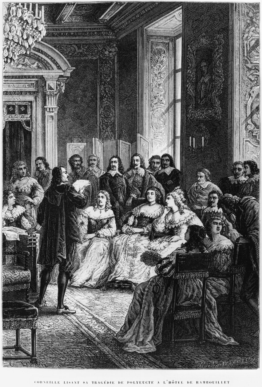 Pierre Corneille (1606-84) legge Polyeucte all