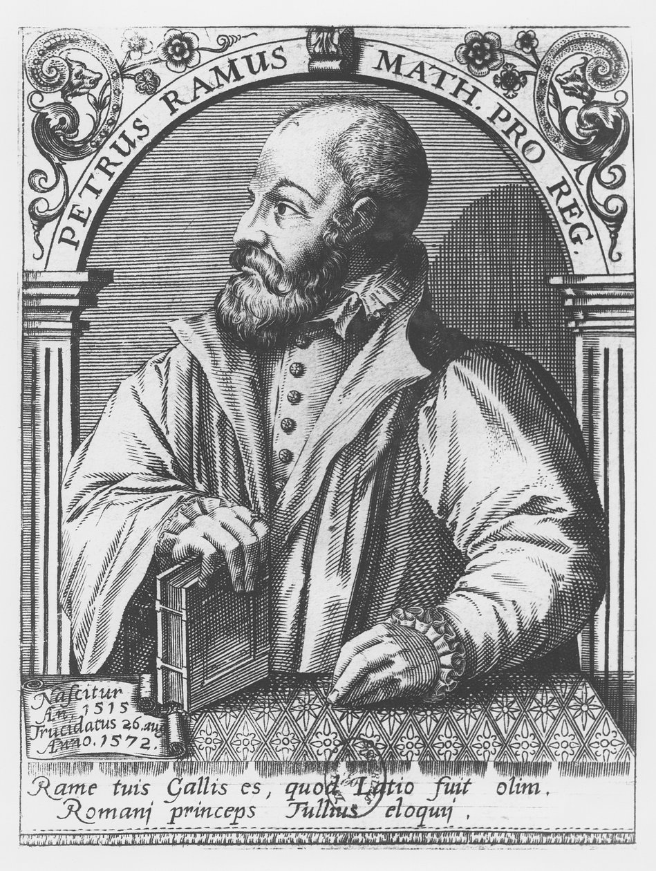 Pierre Ramus (incisione) da French School