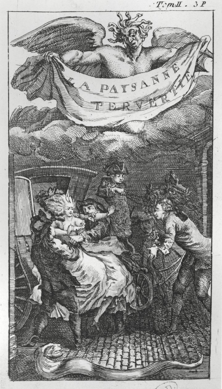 Poesia sulla musica di Jean Antoine de Baif (1532-89) (incisione) da French School