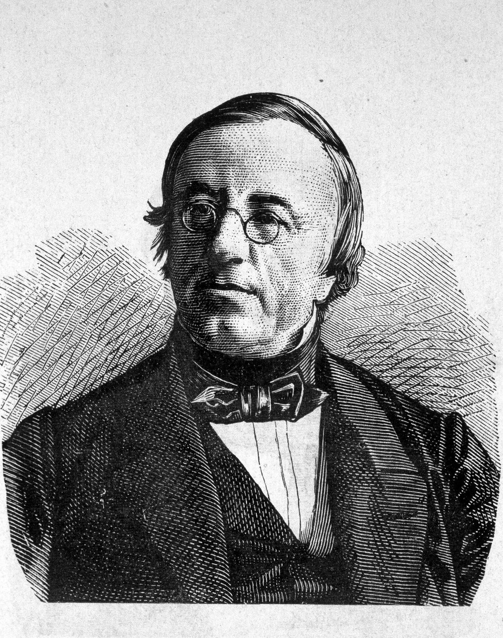 Ritratto di A. de la Rive (1801 - 1873), fisico svizzero - in "Album della Scienza; illustri scienziati; Grandi scoperte" 1896. da French School