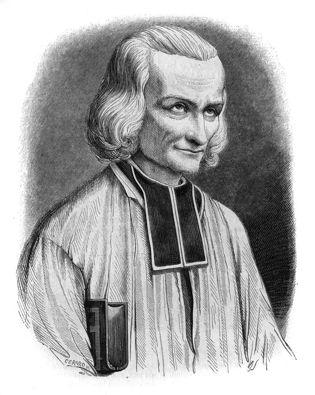 Ritratto di Abate Jean Marie Vianney, conosciuto come il Curato d