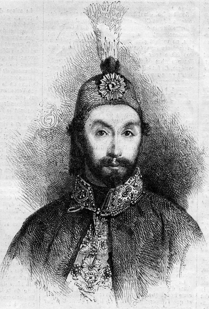 Ritratto di Abdulmecit I (Abdul-Medjid-Khan, Abdul Medjid Khan) (1823-1861), sultano dell