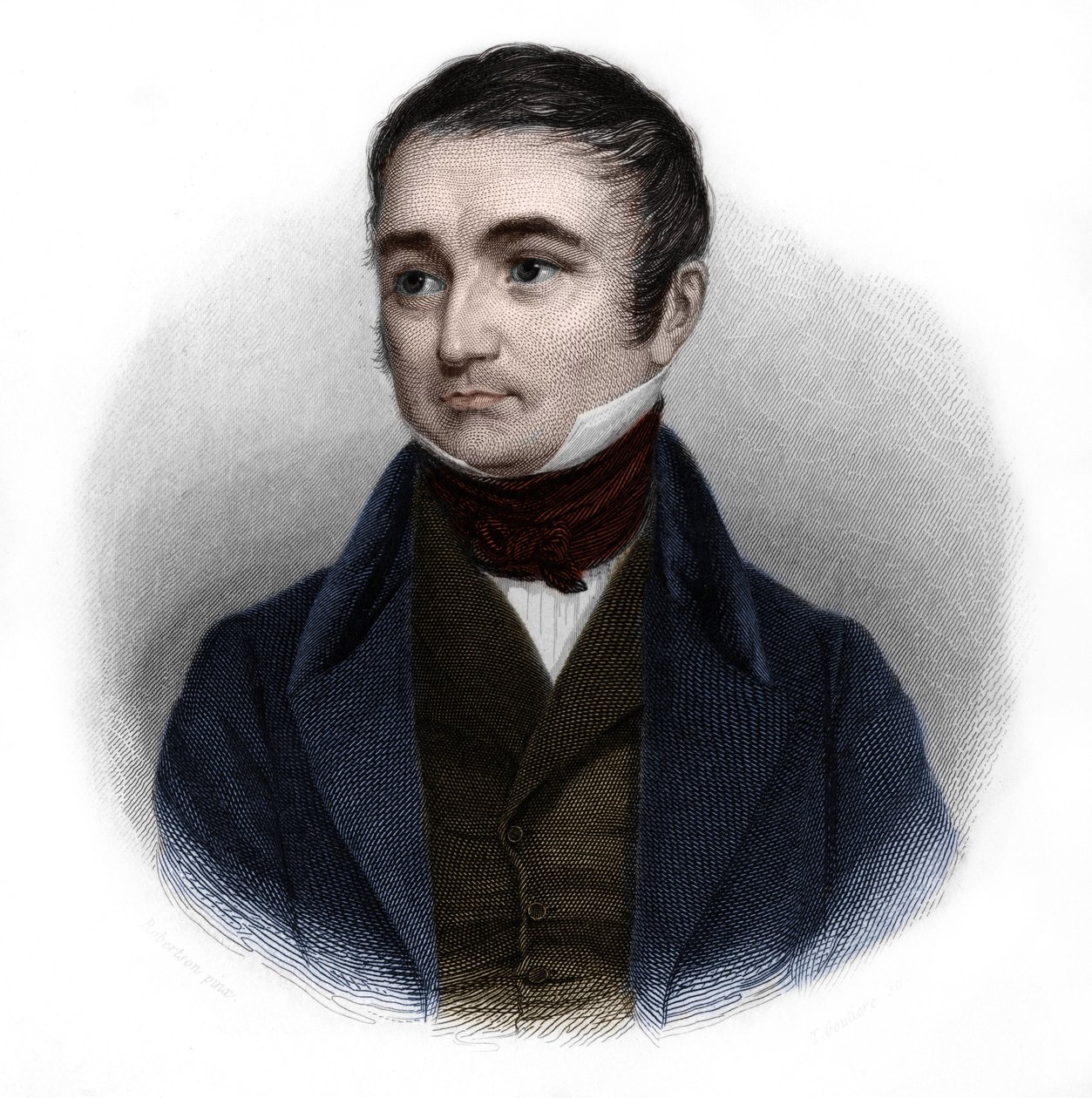 Ritratto di Adolphe Thiers, politico e storico francese. in 
