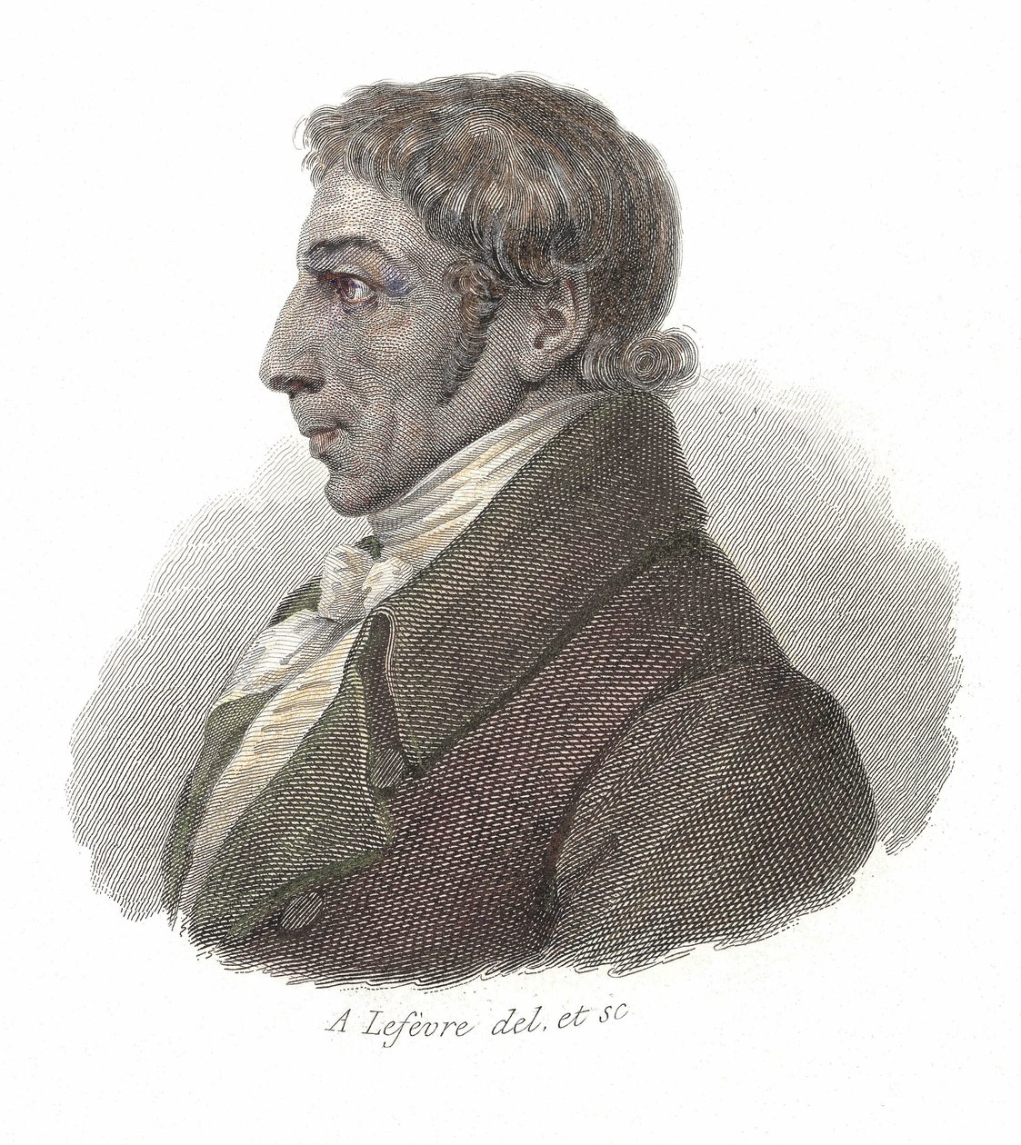 Ritratto di Albrecht Daniel Thaer (1752-1828), medico e agronomo tedesco. In "Portraits of Useful Men" da French School