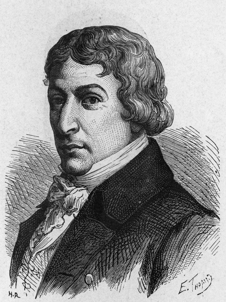 Ritratto di Ami (Aimé) Argand (1755-1803), fisico svizzero - in 