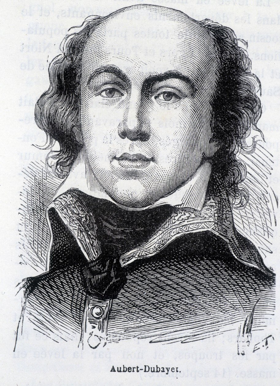 Ritratto di Annibal Aubert Dubayet (1759-1797), militare e politico della Rivoluzione Francese - in "L