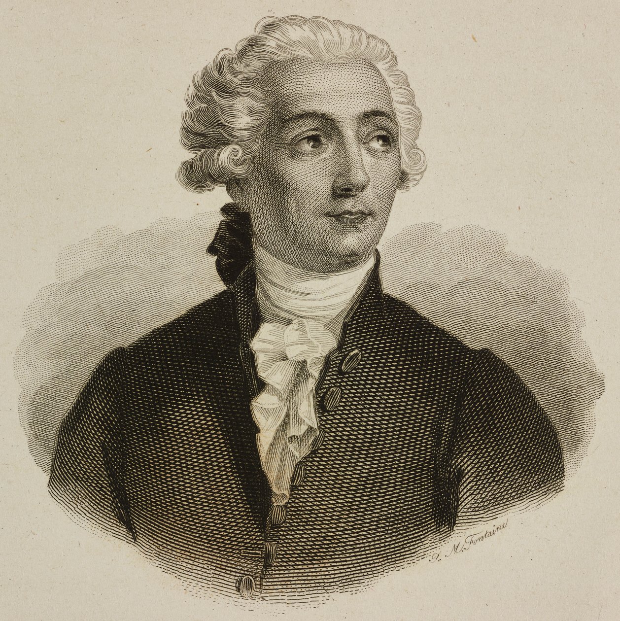 Ritratto di Antoine-Laurent Lavoisier da French School