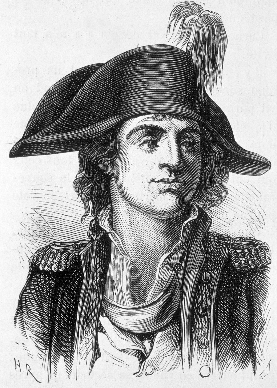 Ritratto di Antoine Joseph Santerre (1752-1809), politico francese - in "L
