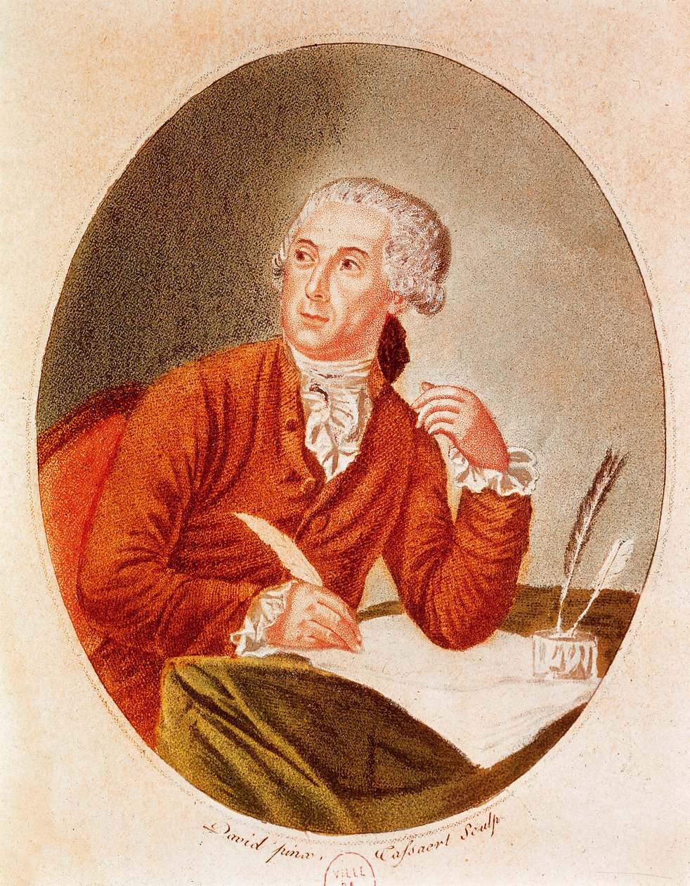 Ritratto di Antoine Laurent Lavoisier (1743-1794) da French School