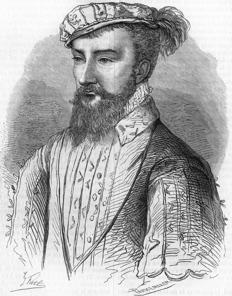 Ritratto di Antonio di Borbone (1518-1562), re di Navarra e padre del re Enrico IV. In 