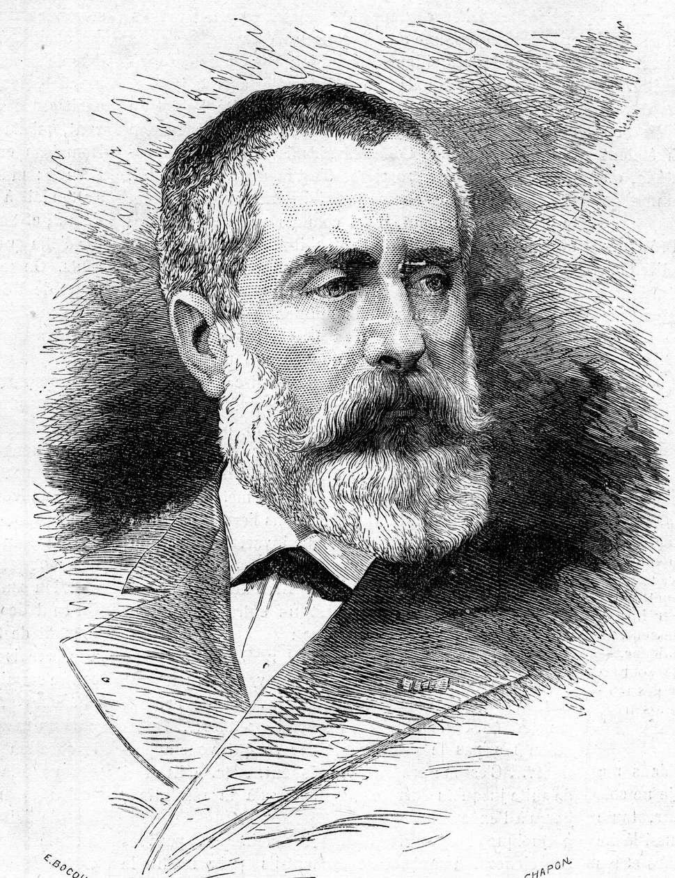 Ritratto di Auguste Emmanuel Vaucorbeil (1821-1884), compositore francese e direttore dell