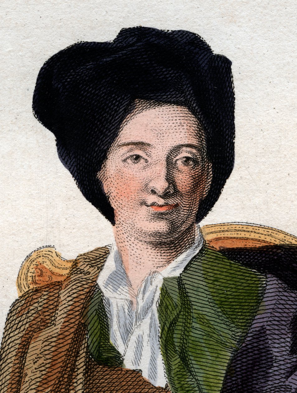 Ritratto di Bernard Le Bouyer de Fontenelle (1657-1757), scrittore francese da French School