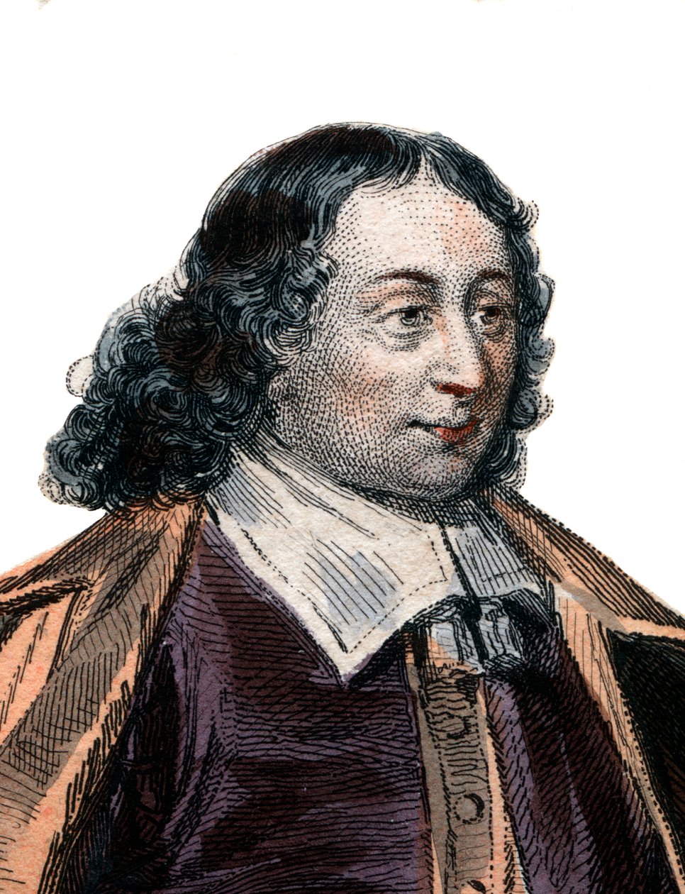 Ritratto di Blaise Pascal, matematico e scrittore francese da French School