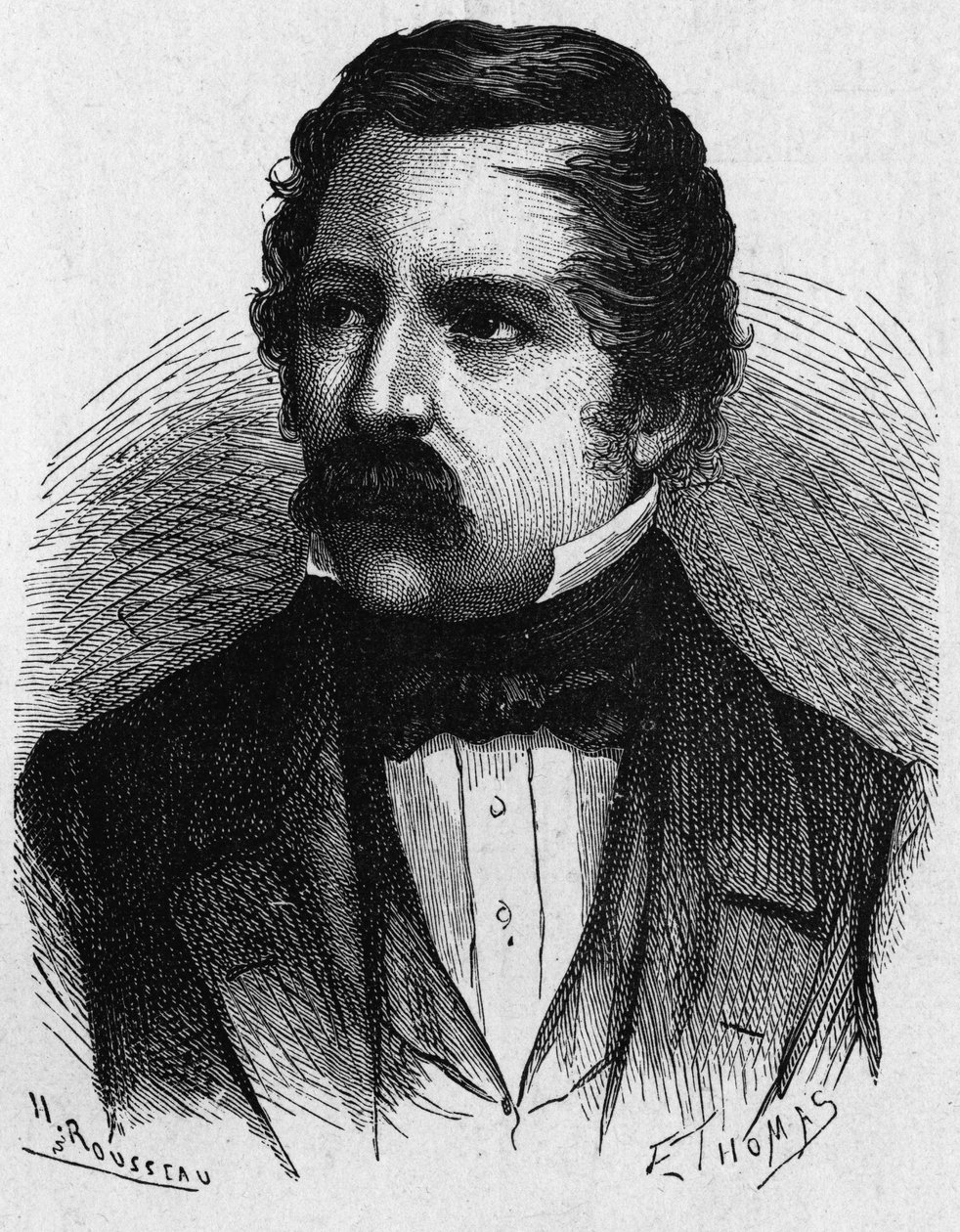 Ritratto di Carl August von Steinheil (1801-1870), fisico tedesco, inventore nel campo della telegrafia - in "Album della Scienza; illustri scienziati; Grandi scoperte" 1896 da French School