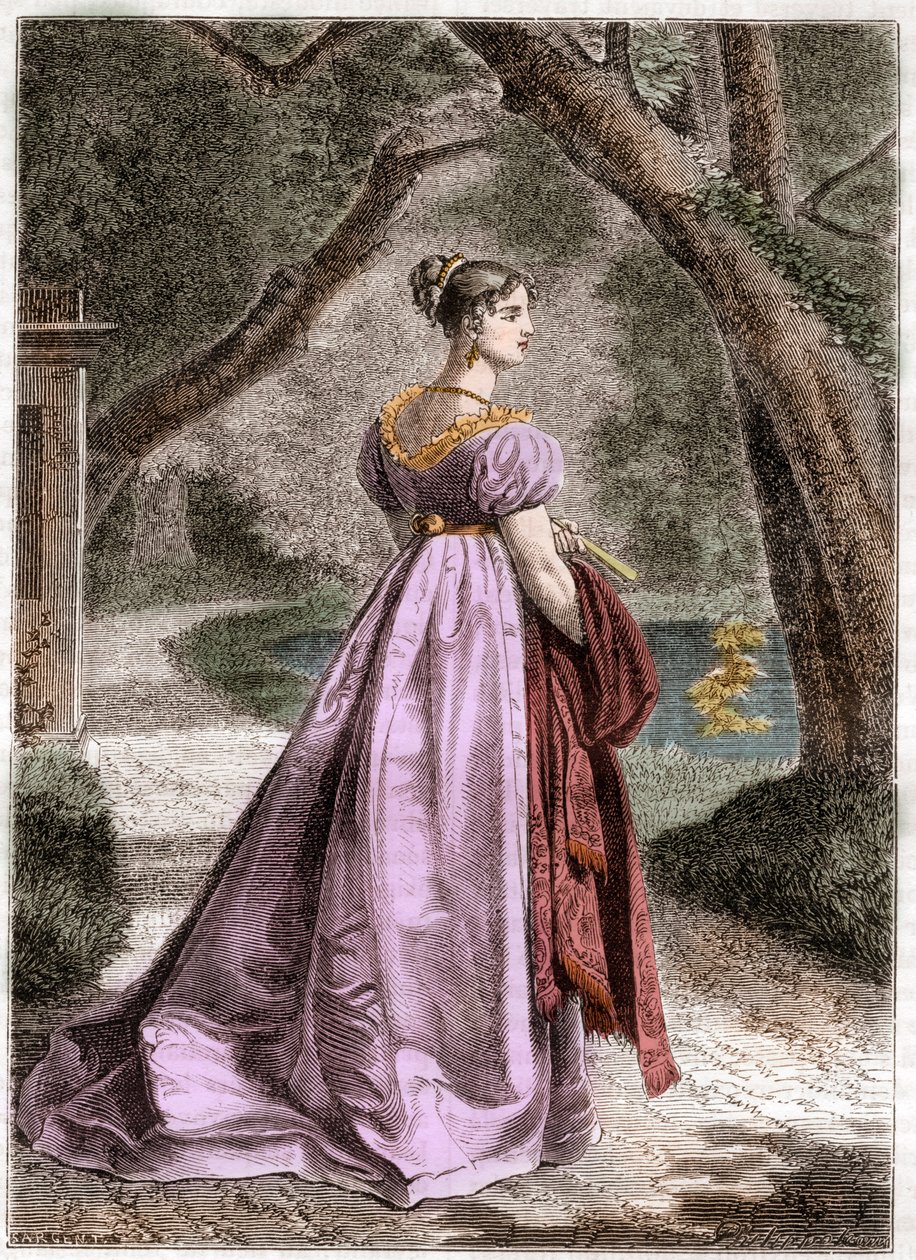 Ritratto di Caterina di Württemberg, regina di Vestfalia da French School