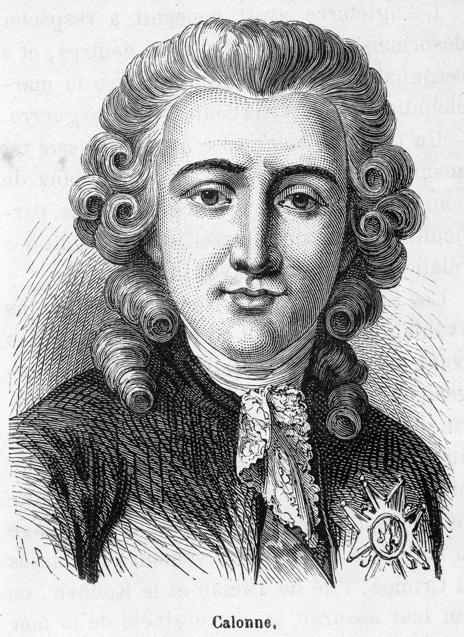 Ritratto di Charles Alexandre de Calonne (1734-1802) - in 