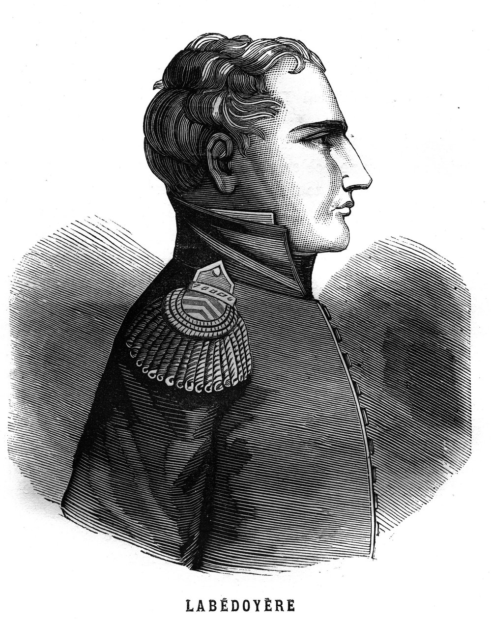 Ritratto di Charles Angélique François Huchet de La Bédoyère da French School