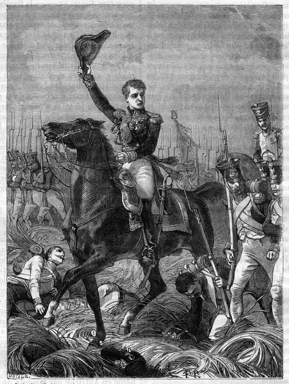Ritratto di Charles Etienne Gudin de la Sablonniere (1768 -1812) generale francese - in "Histoire de l