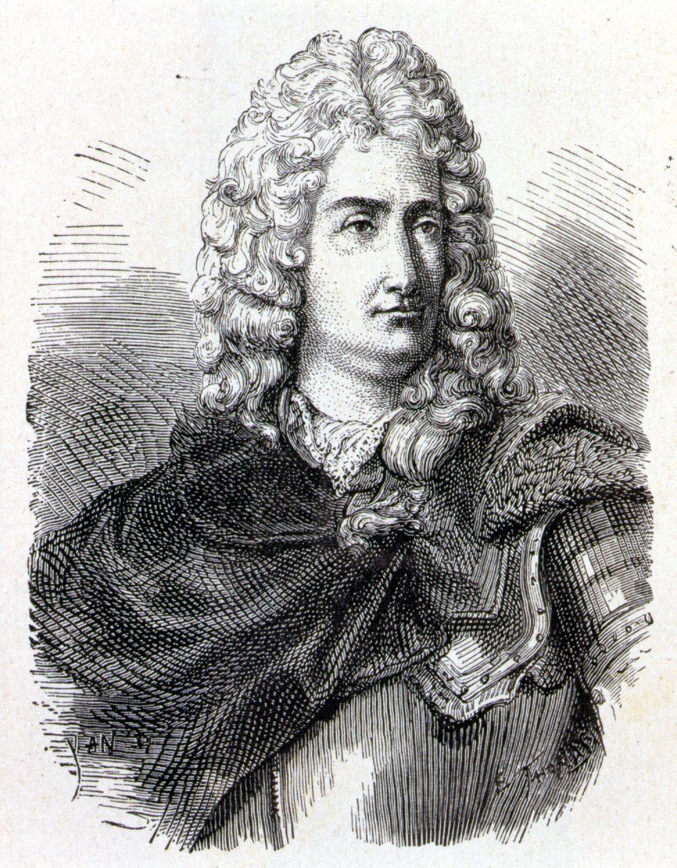 Ritratto di Charles François Du Fay (1698 - 1739), chimico e fisico francese - in "Album della Scienza; illustri scienziati; Grandi scoperte" 1896 da French School