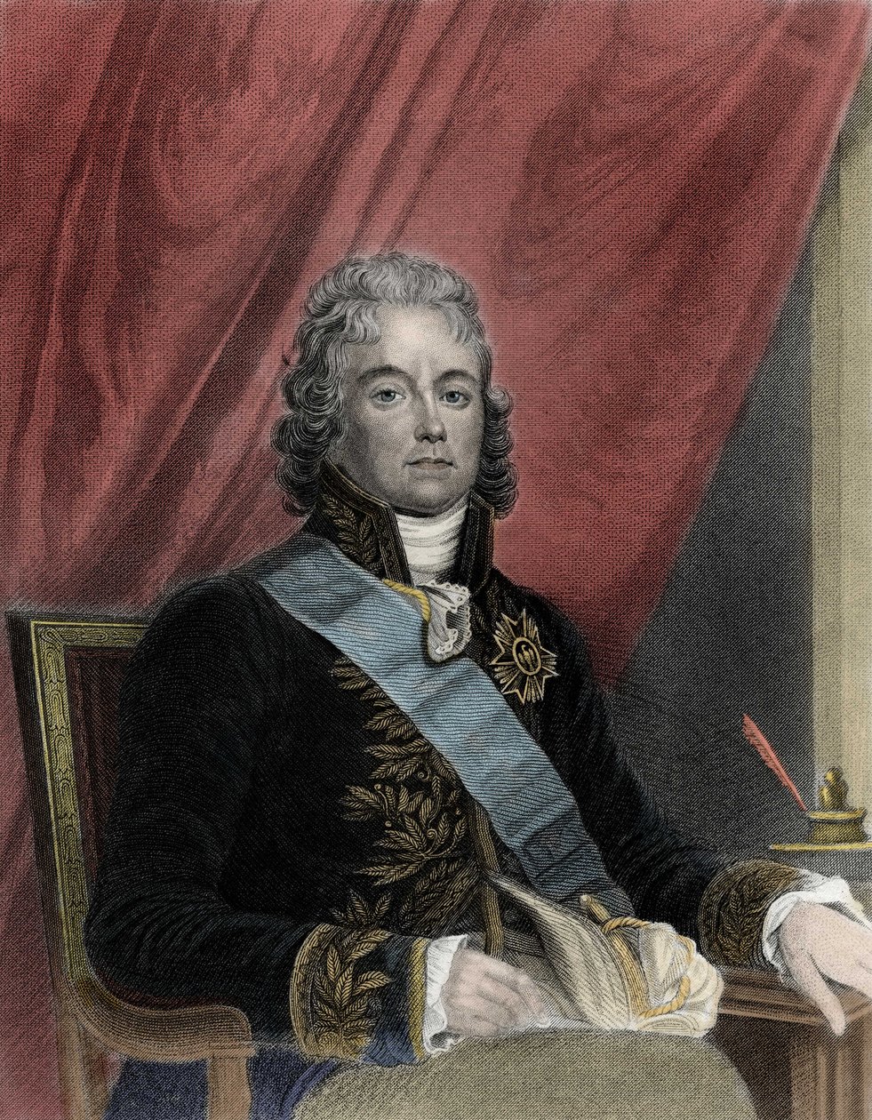 Ritratto di Charles Maurice de Talleyrand Perigord (1754-1838), politico francese da French School