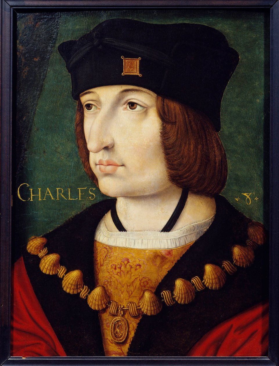 Ritratto di Carlo VIII, figlio di Luigi XI da French School