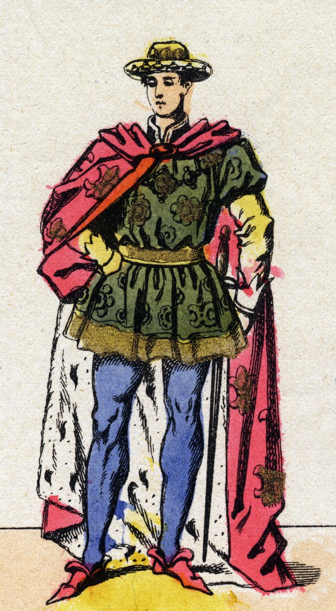 Ritratto di Carlo VII (1403-1461) Re di Francia. da French School