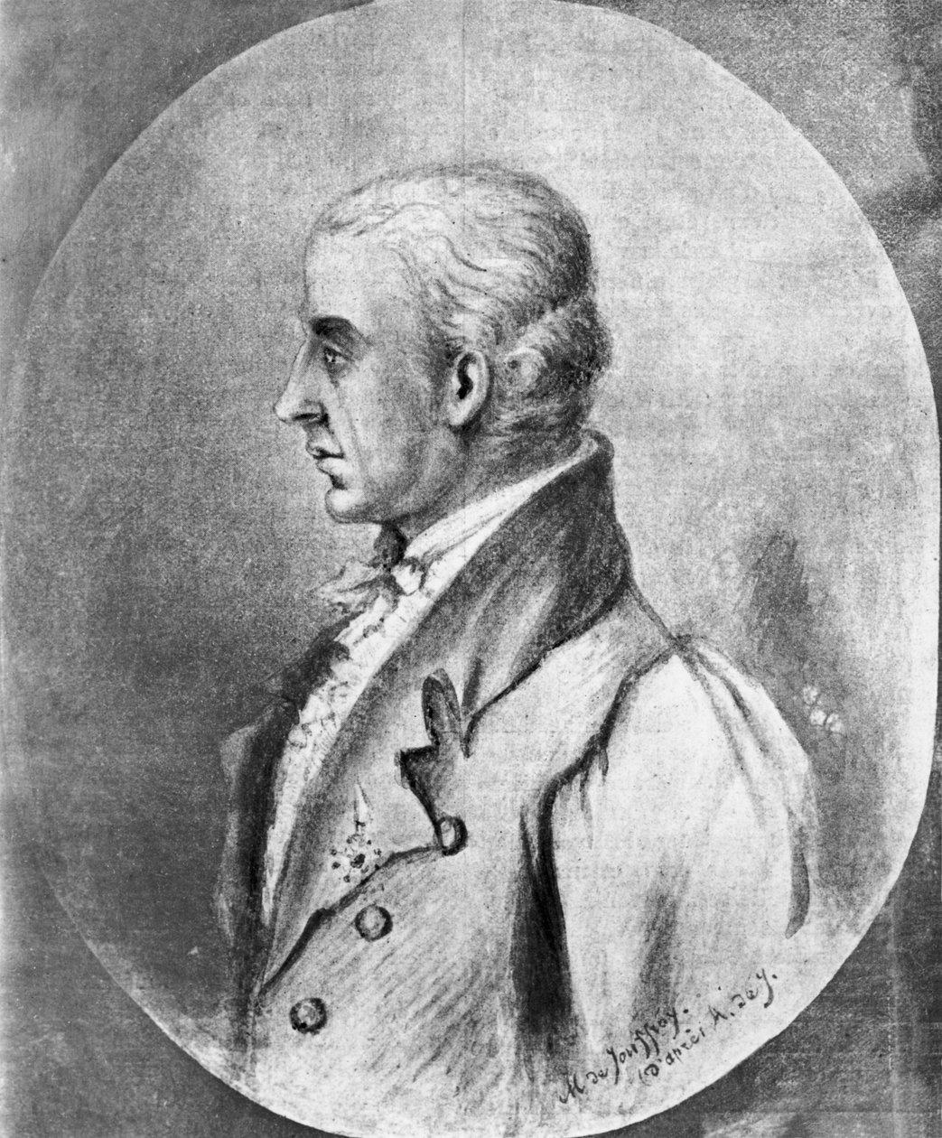 Ritratto di Claude-Francois-Dorothee, Marchese de Jouffroy d