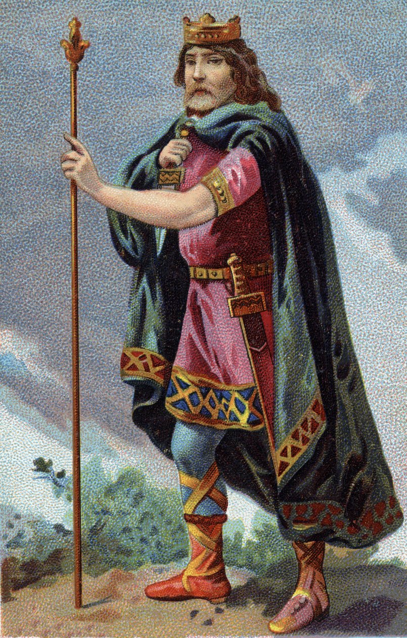 Ritratto di Clotario I, Re dei Franchi (511-561) da French School